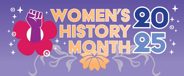 Women's History Month 2025 Banner